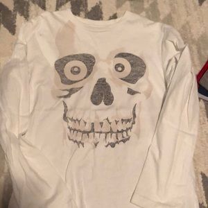 Boys size 10 skeleton top